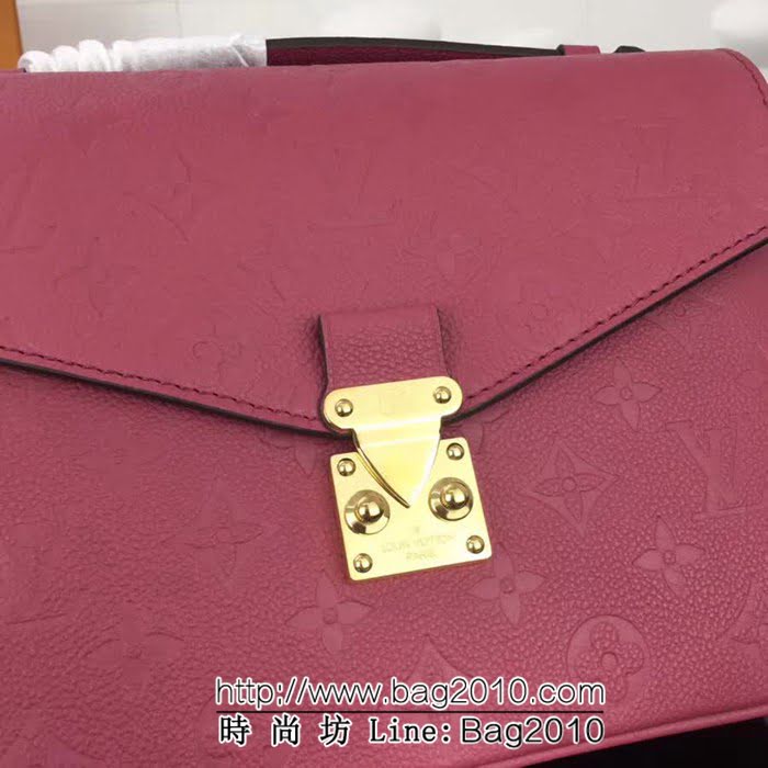 路易威登LV頂級原單 Pochette Metis手袋 M41487玫紅色斜挎包 YDH1601